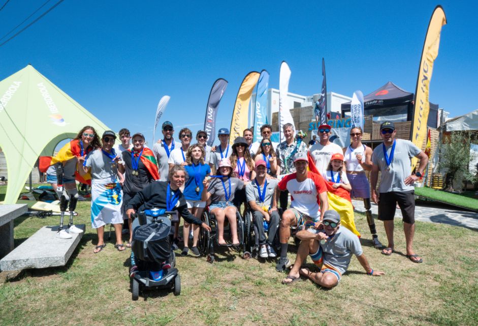 España nueva campeona de Europa en Parasurfing