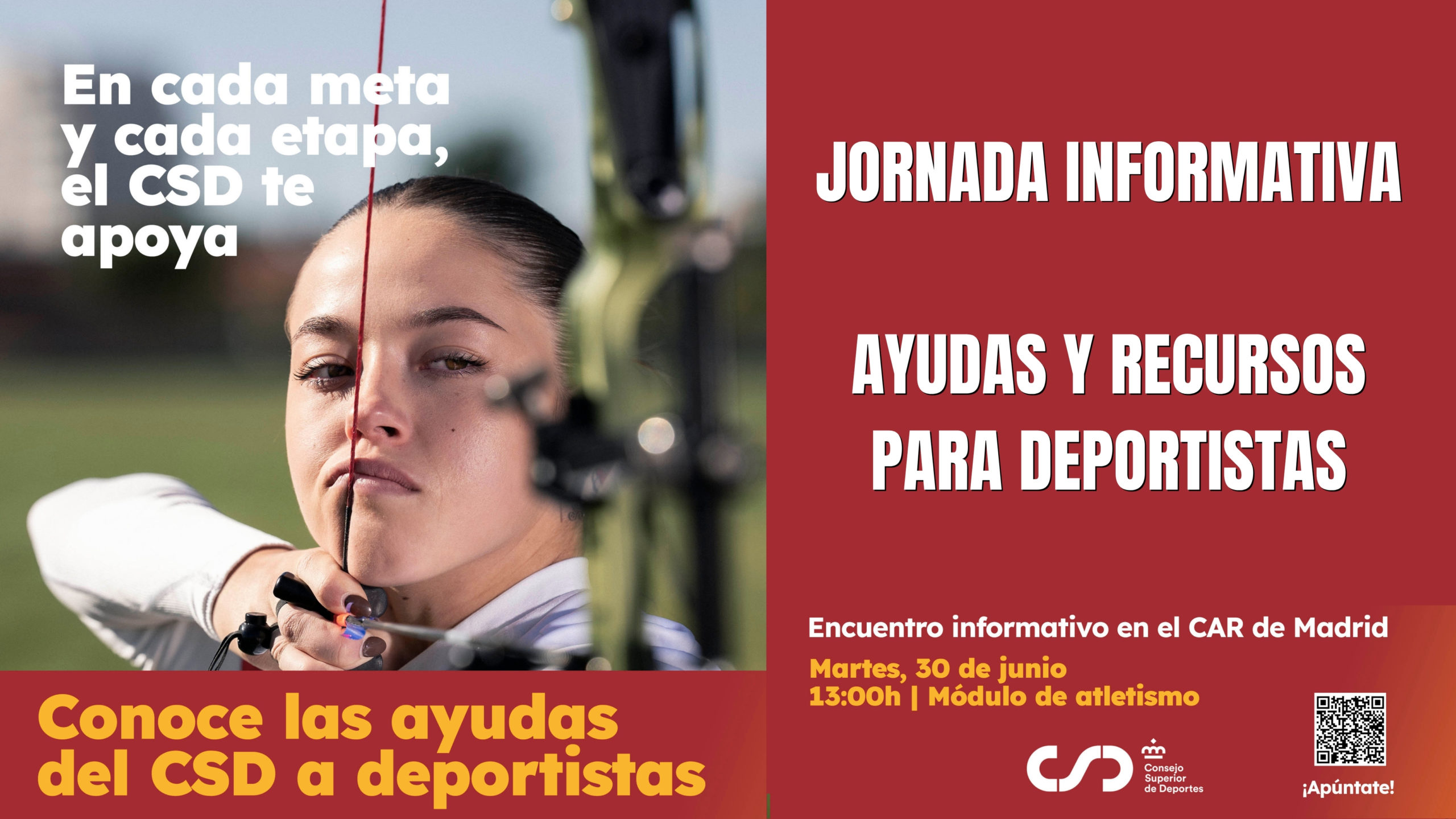 EL CSD IMPULSA UNA JORNADA INFORMATIVA SOBRE AYUDAS Y RECURSOS PARA DEPORTISTAS