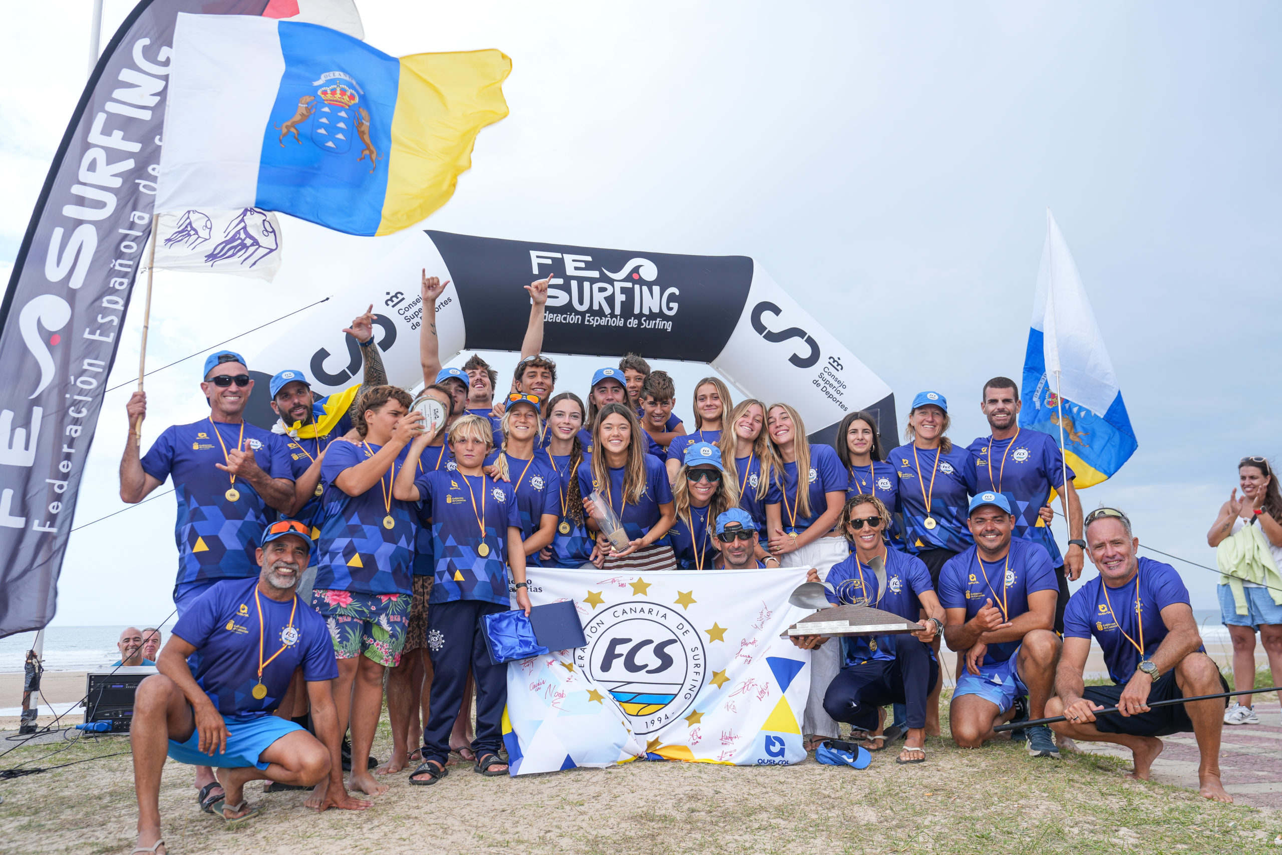 CANARIAS SE PROCLAMA CAMPEONA DE ESPAÑA FESURFING DE SELECCIONES AUTONÓMICAS 2026