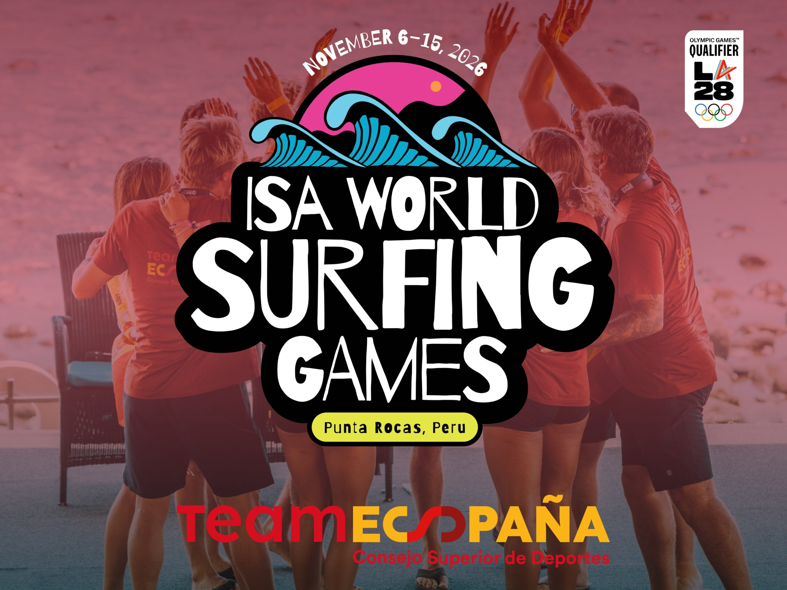 LA FESURFING ANUNCIA LA CONVOCATORIA DE LA SELECCIÓN ESPAÑOLA PARA EL ISA WORLD SURFING GAMES 2026 EN PERÚ